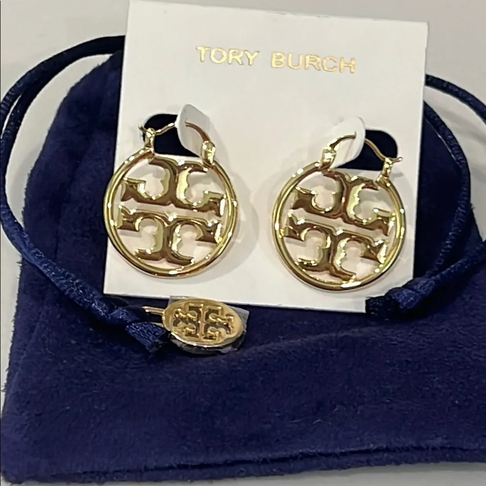 Tory Burch Miller Small Hoop.
